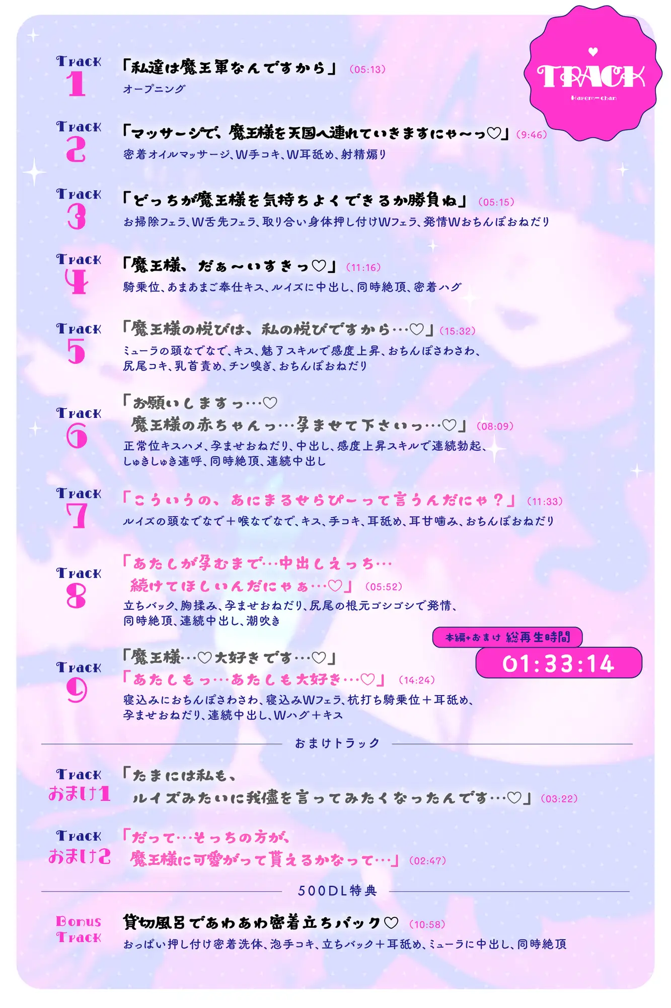 【W孕ませ×Wご奉仕】駆け出し魔王軍の夏休み～超一途サキュバス&超甘えんぼネコミミ獣人のあまあまえちえち慰安旅行～