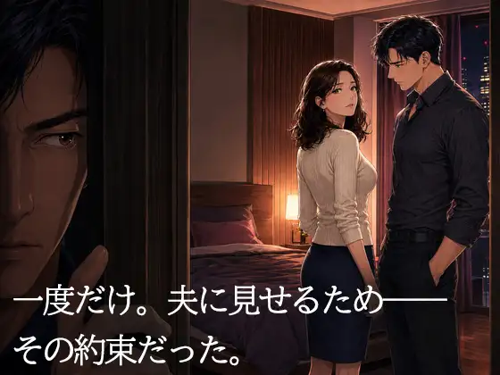 妻を15歳年下の男に抱かせ、その一部始終を覗く夫~一度だけの寝取らせが、本当の寝取られに変わる夜~