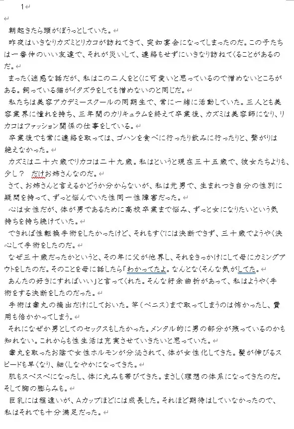 女装サロンプチガールへようこそ