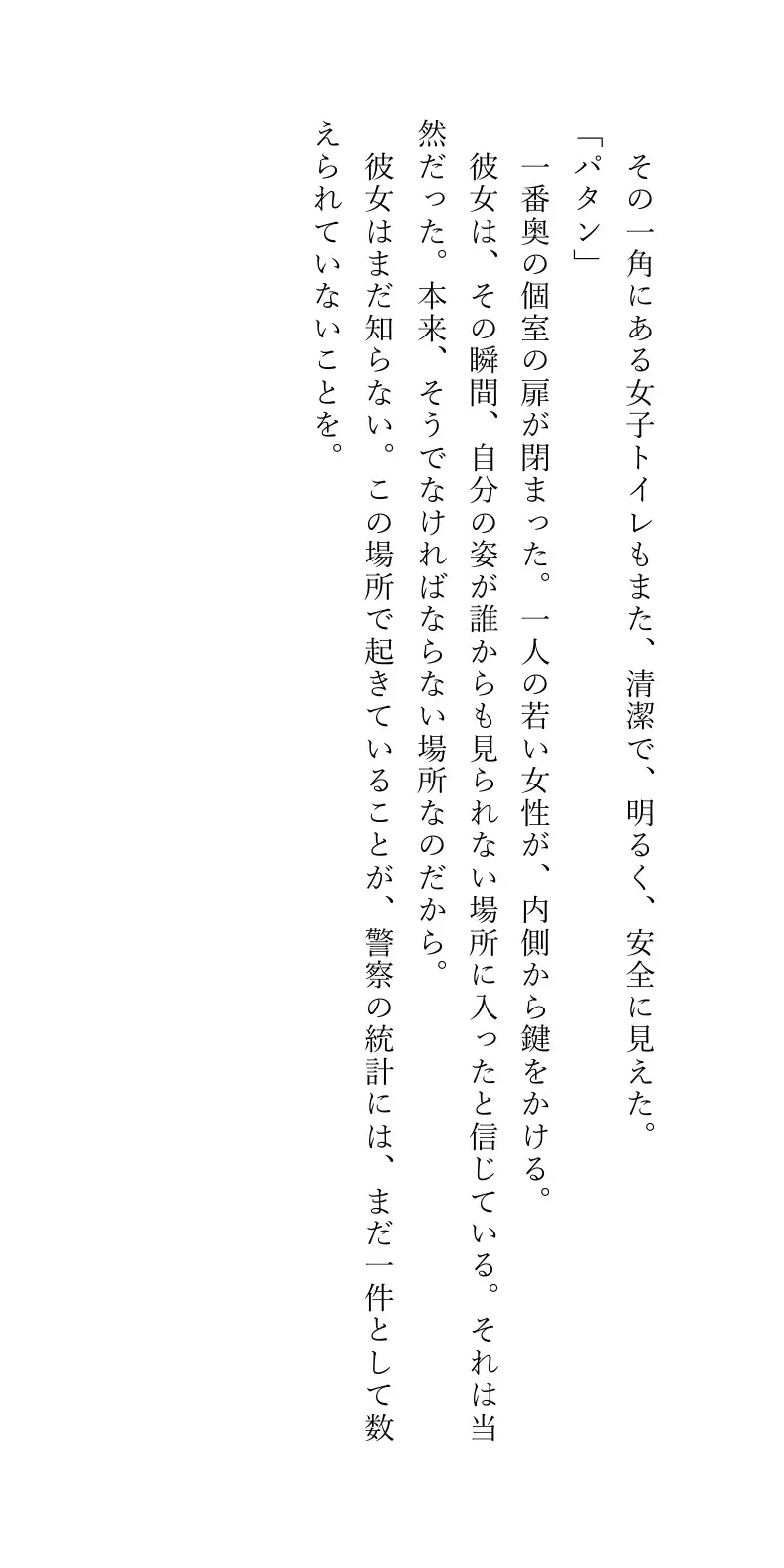 二十七歳読モ店員の災難――女子トイレに仕組まれた罠