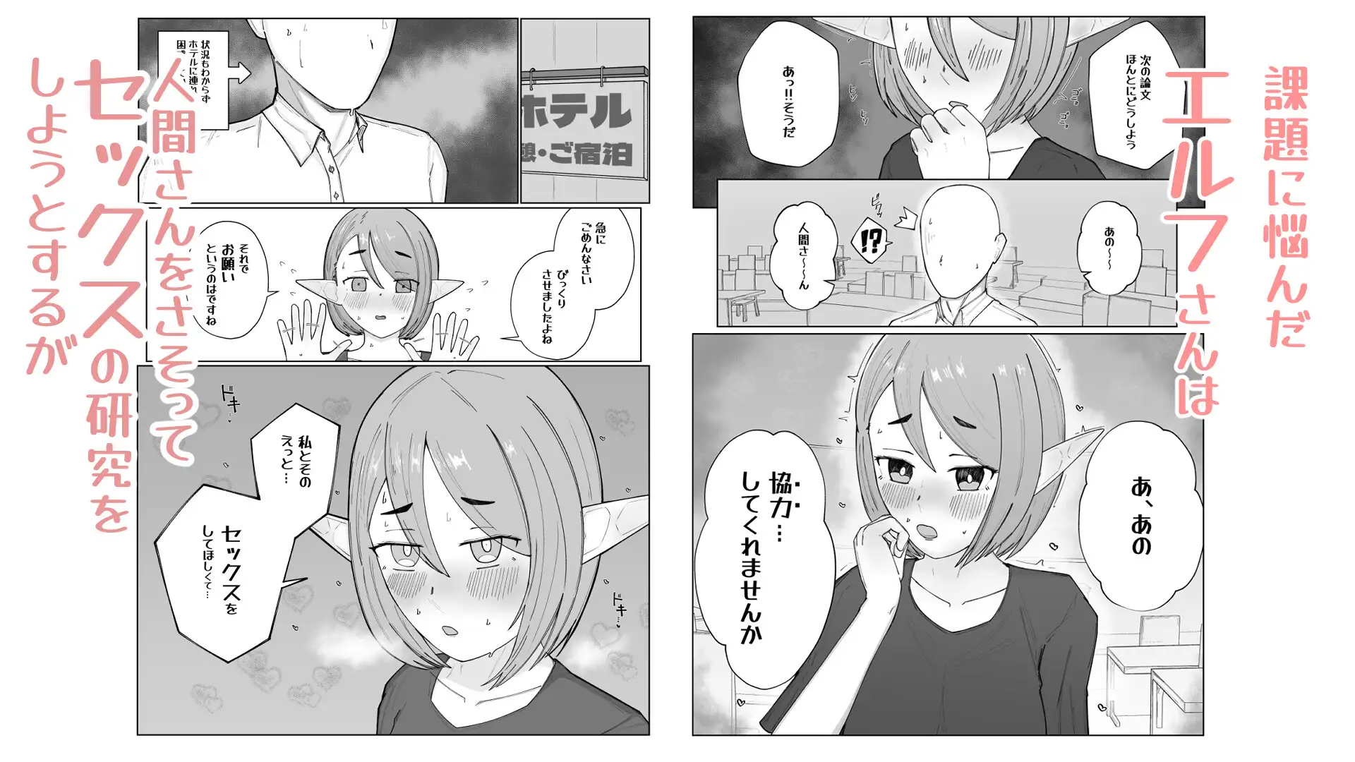 エルフと人間と研究と