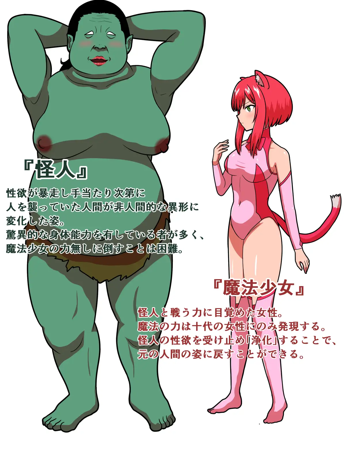 魔法少女は怪人にとって都合のいい肉便器です