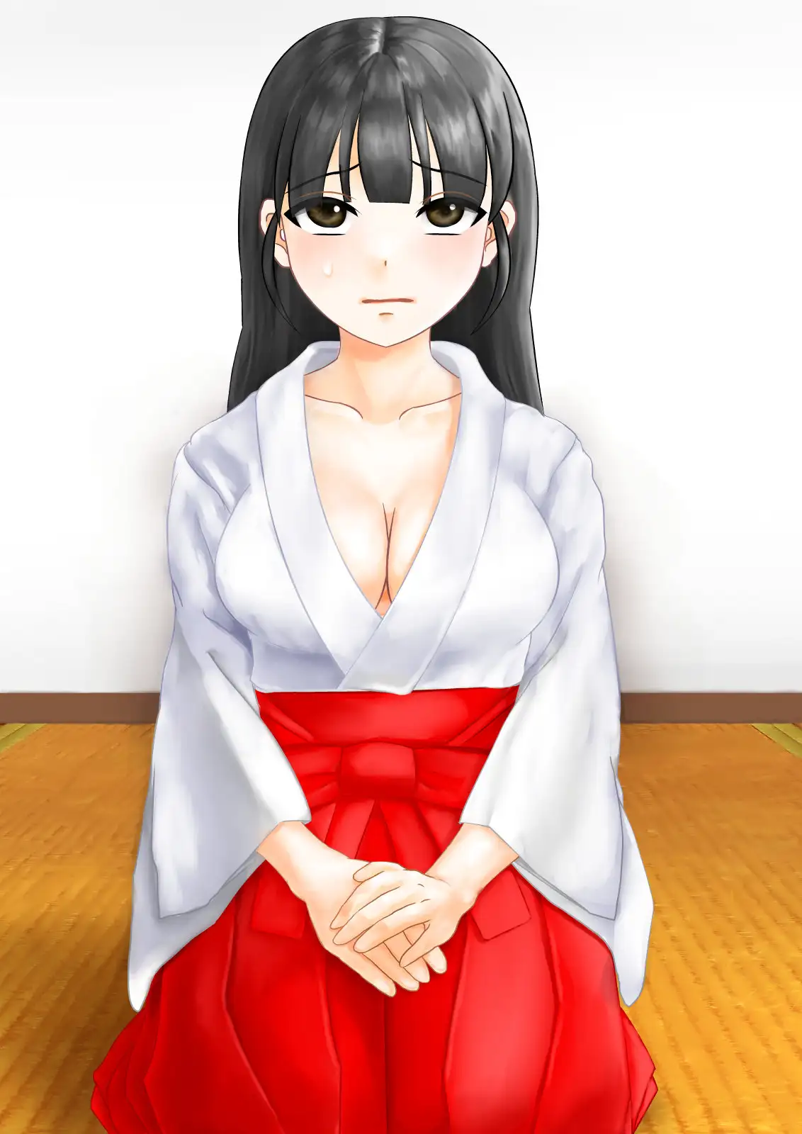 触手神の人身御供として執拗な○問、絶頂禁止、触手服の末に触手壺に入れられ永遠の快楽地獄に沈む巫女