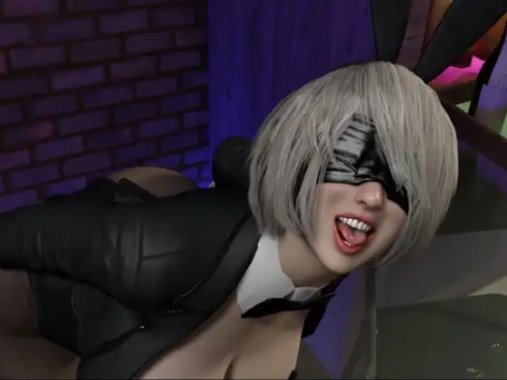 【2B×バニー】夜Barで2Bバニーパラダイス!