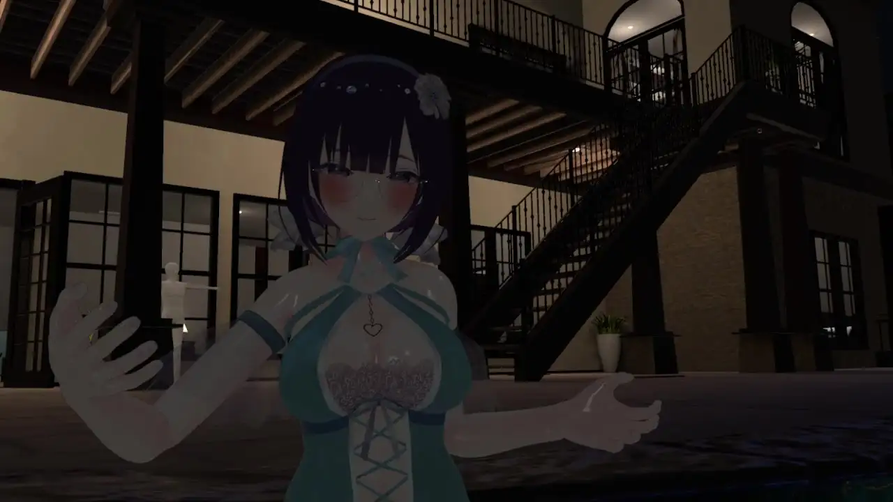 【視聴者参加型】ポプロナイトプール撮影会【ChilloutVR】 事務乃あんず