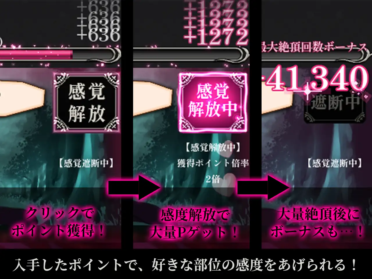 触手の感覚遮断クリッカー ～本日のゲスト:魔女さま～