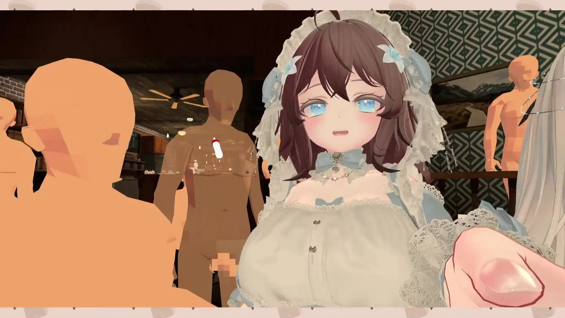 【アイテム連動】ポプロChilloutVR！！可愛いメイド達がご主人様にご奉仕…♡【リスナーさん参加型】 井栗まろん