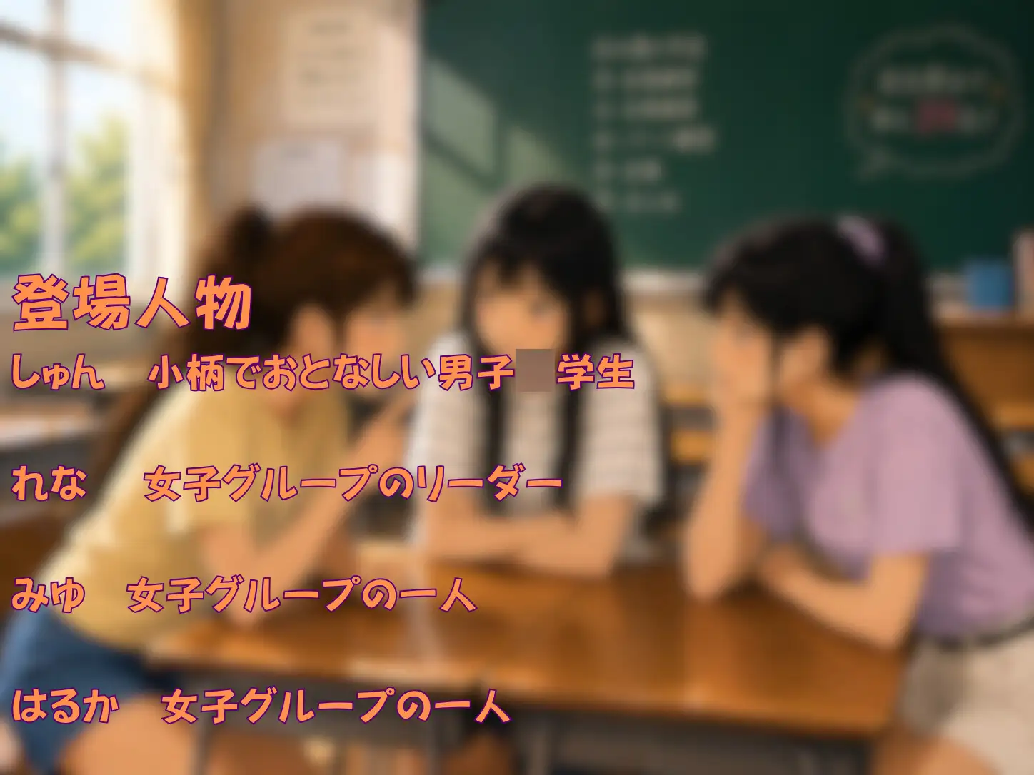 『女子からいじめられる男子』◯学校編