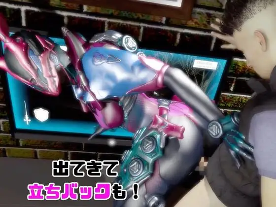 【なんと4動画！】正義のヒロイン、バニーパワードスーツが画面から出てきたりイチャラブエッチする動画