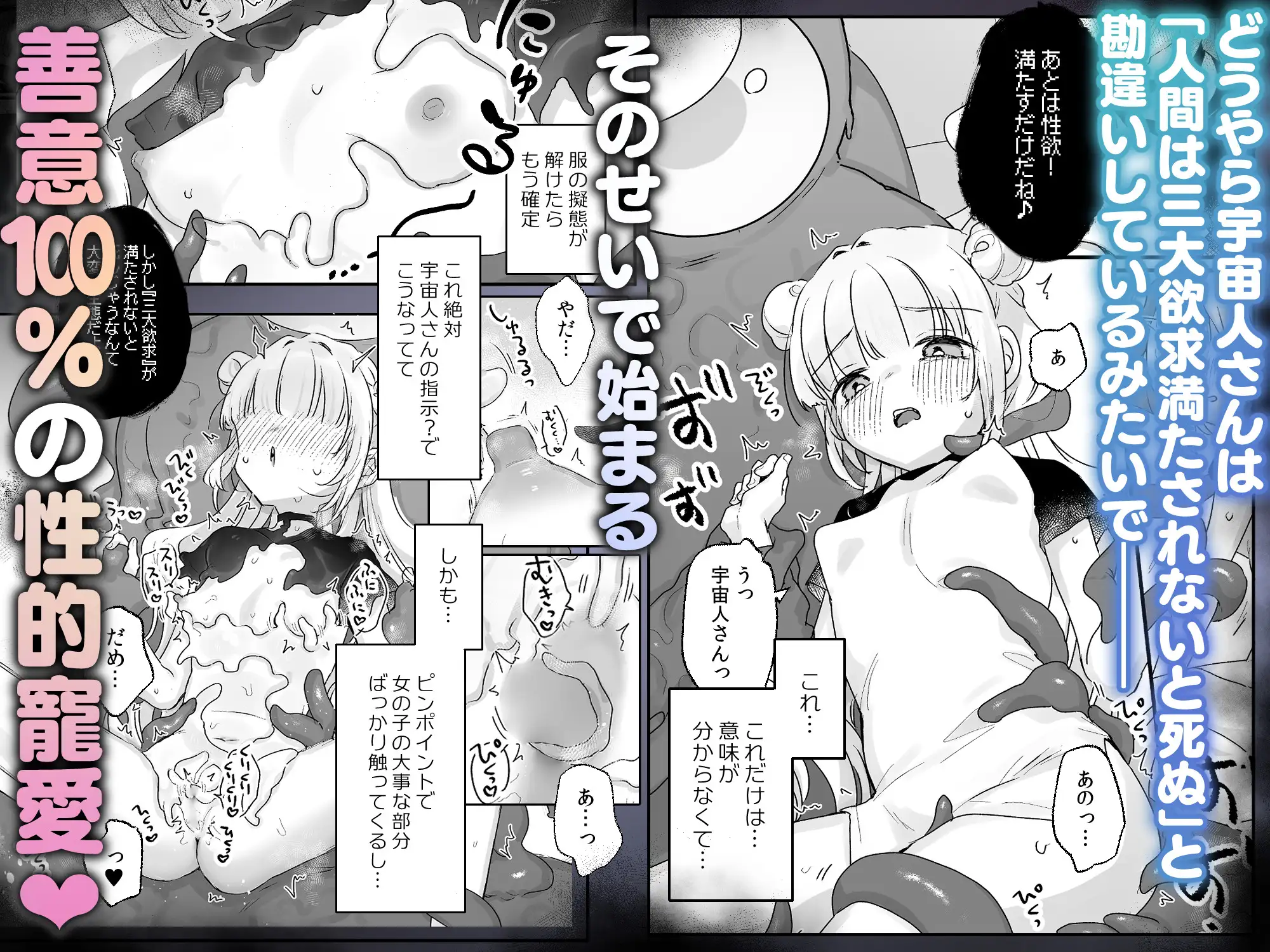 地球人を猫かわいがりする宇宙人さんに保護されている女の子の話