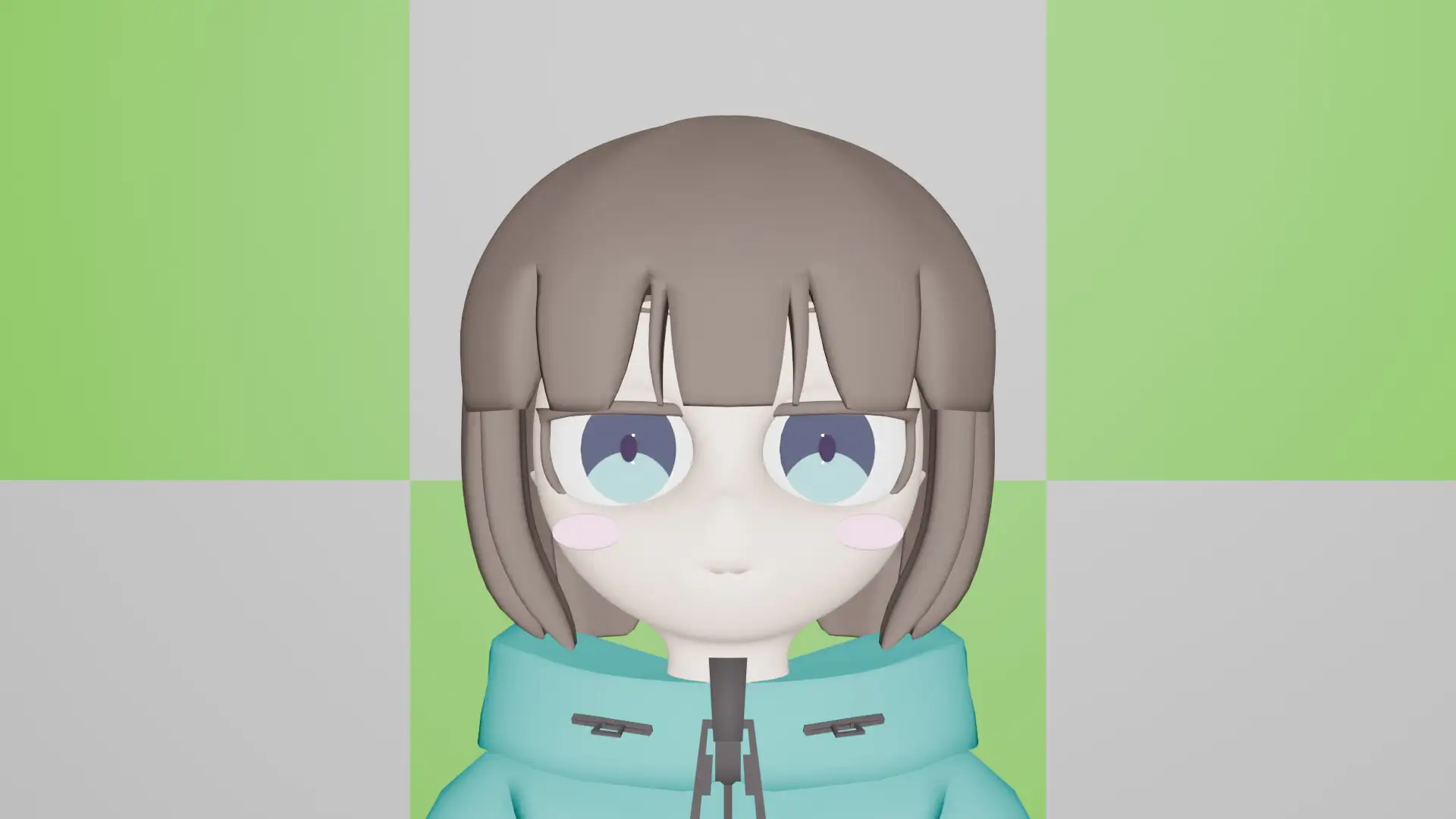 3Dモデル か○かま先生