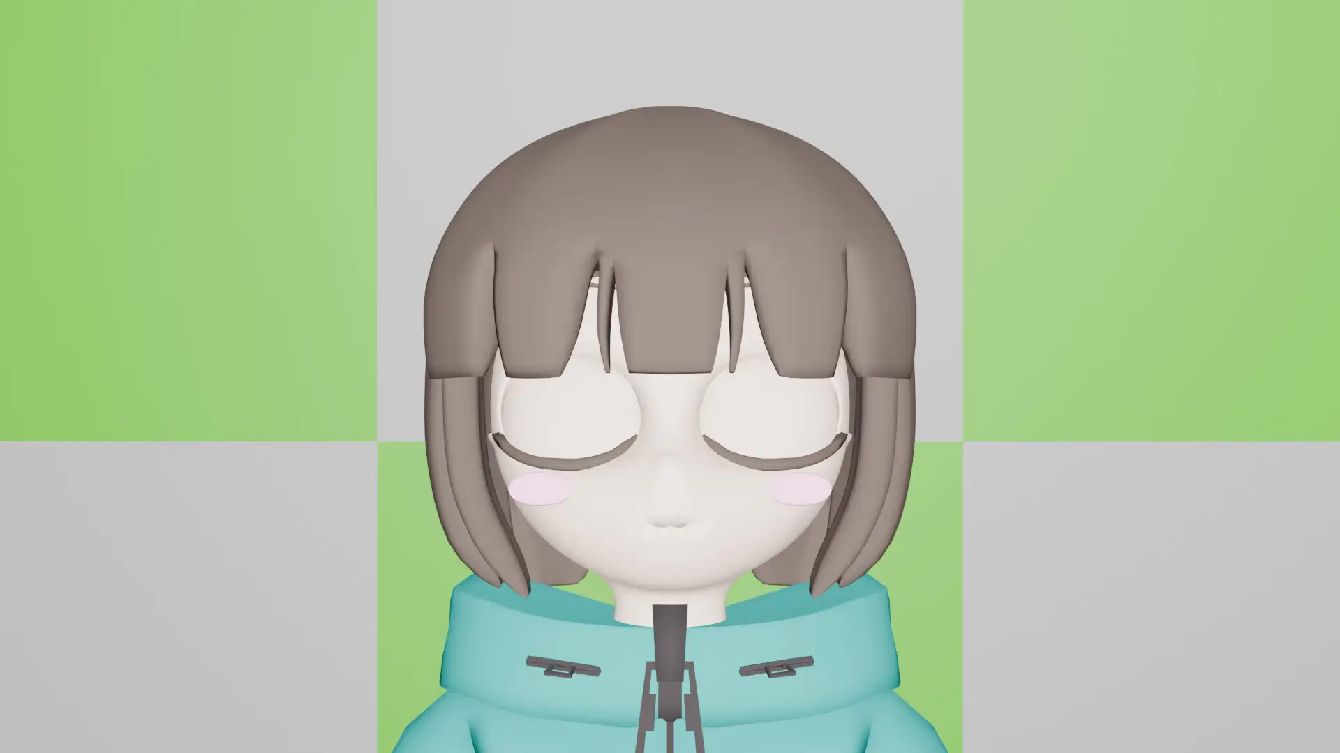 3Dモデル か○かま先生