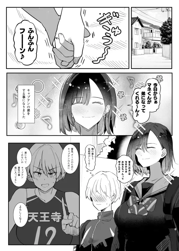 バレー部の主将の弟代行をする事になった話