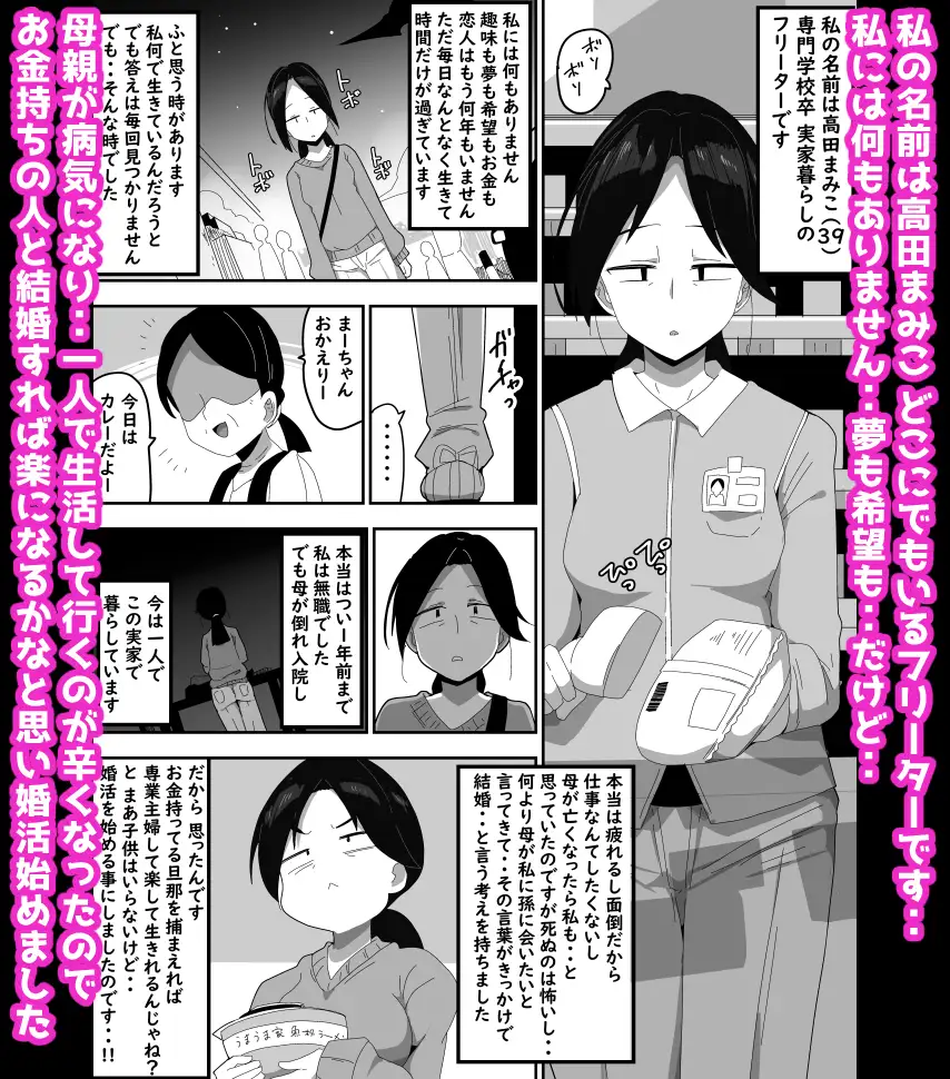 高望みおばさんとご成婚おめでとうございます! ボイス付き
