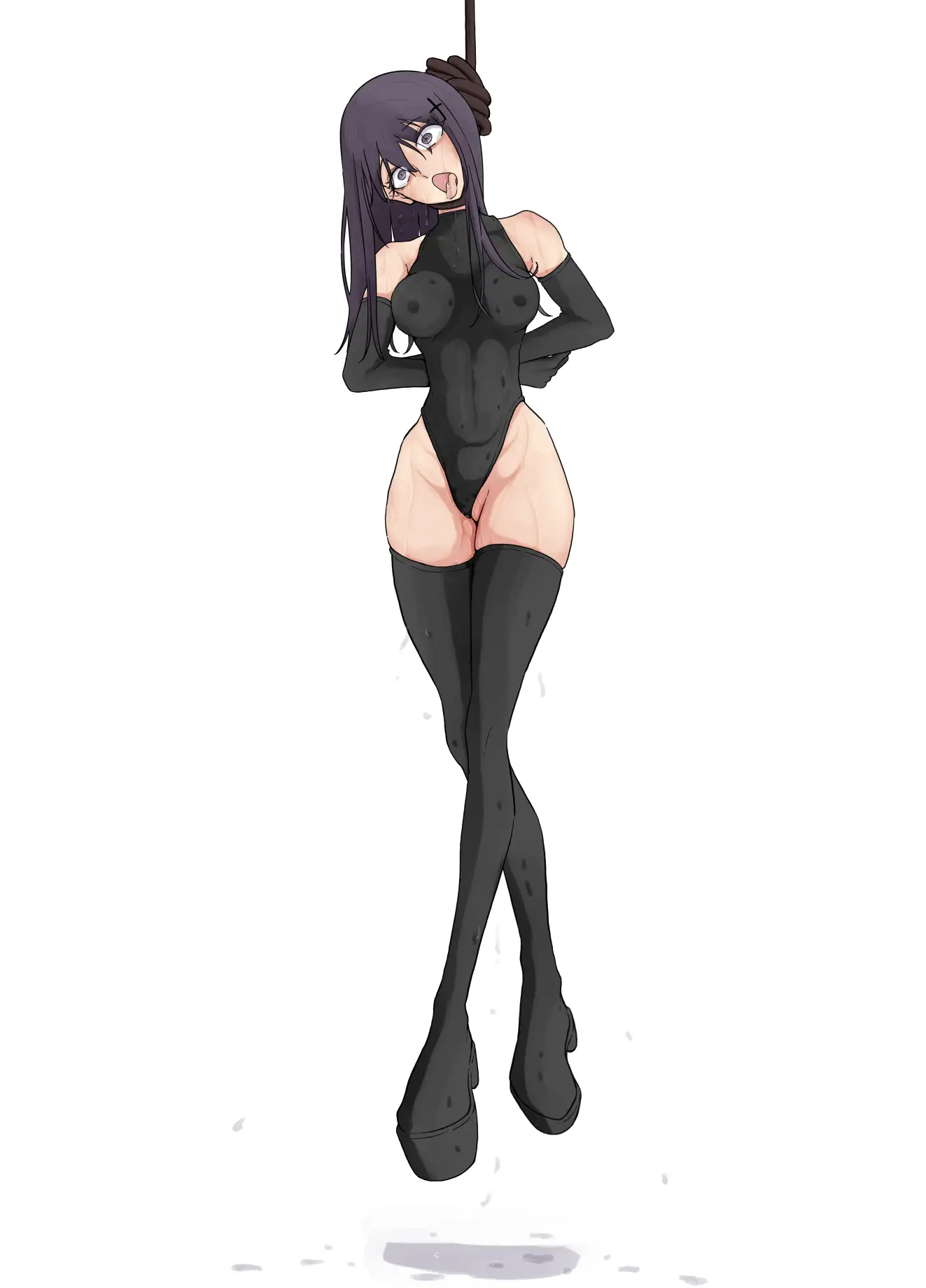 闇属性のマゾっ娘は並の○問では満足しない