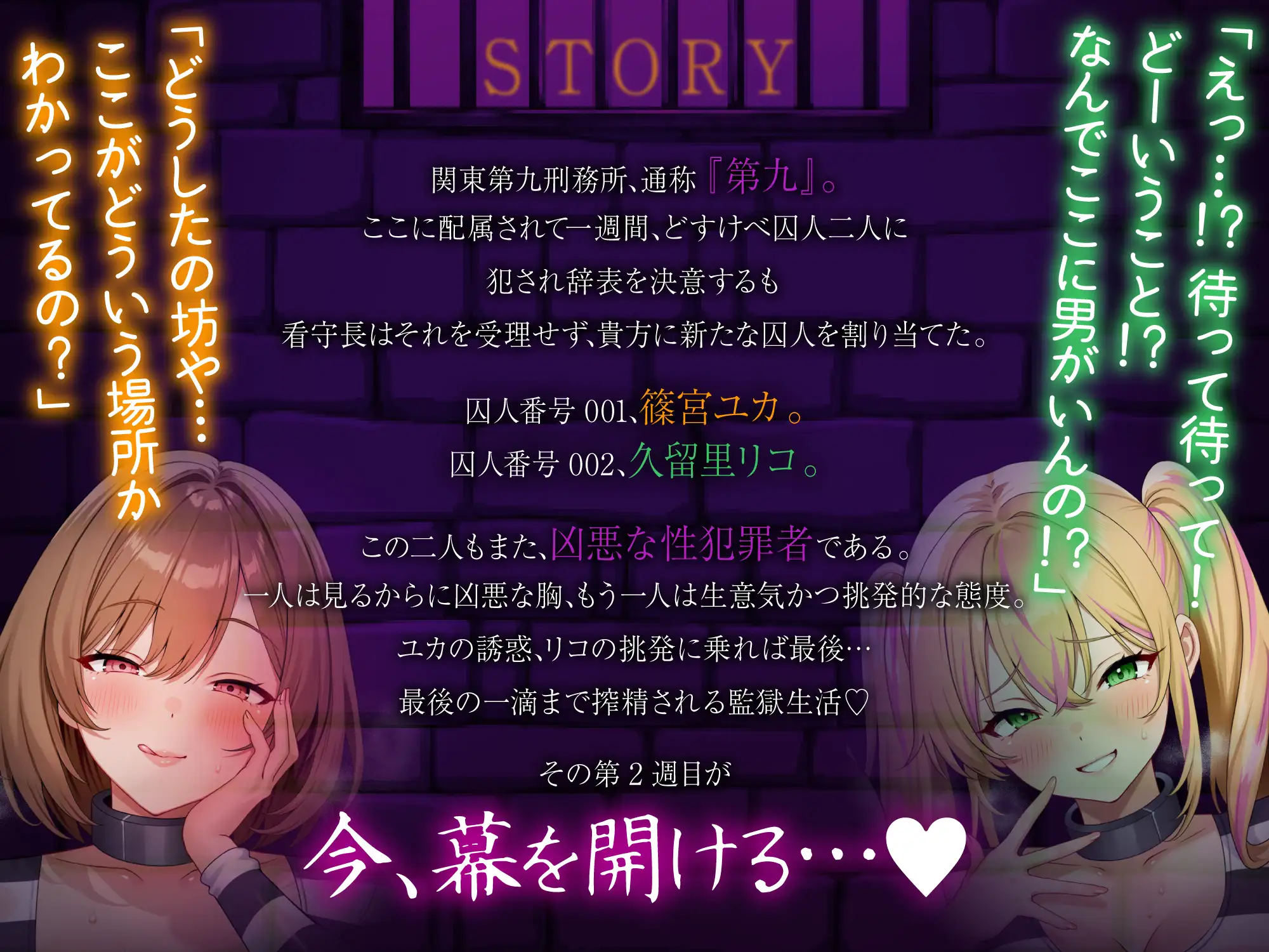 【逆レ○プ】凶悪性犯罪者収容施設Season2〜どすけべ犯罪者の誘惑に乗れば精液を根こそぎ搾り取られる地獄の看守生活〜