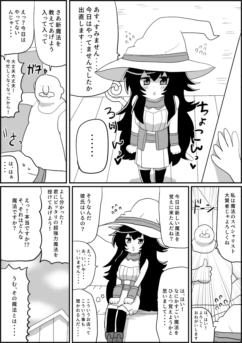 魔法使いエーミア セクハラ詐欺魔法店に騙される ～ぽんこつ魔法使いと剣士さんifシリーズ(2)～