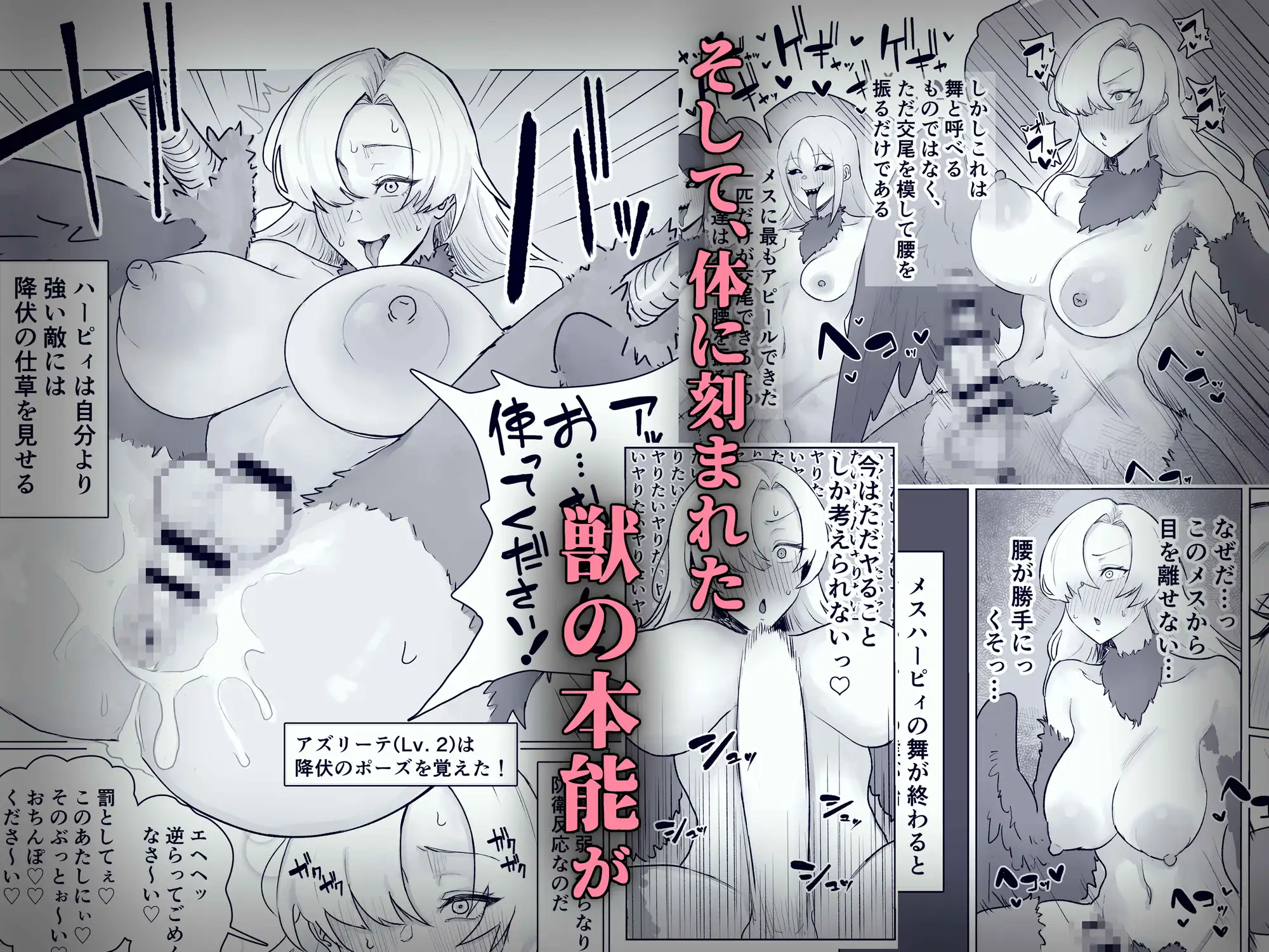 最強女騎士ふたなりハーピィ化