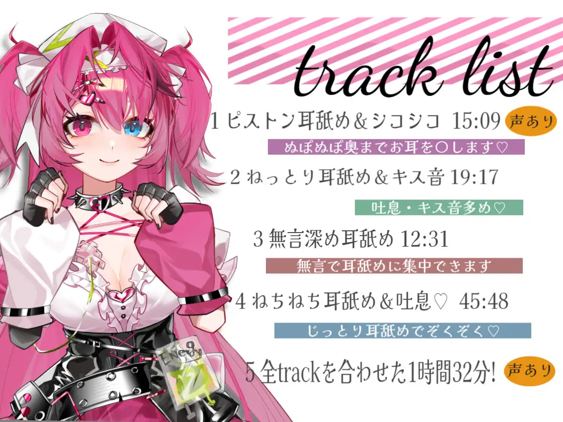 【耳舐めASMR/超大ボリューム】3時間超え！♡東条サヨねっとり耳舐め総集編【完全新規45分収録】