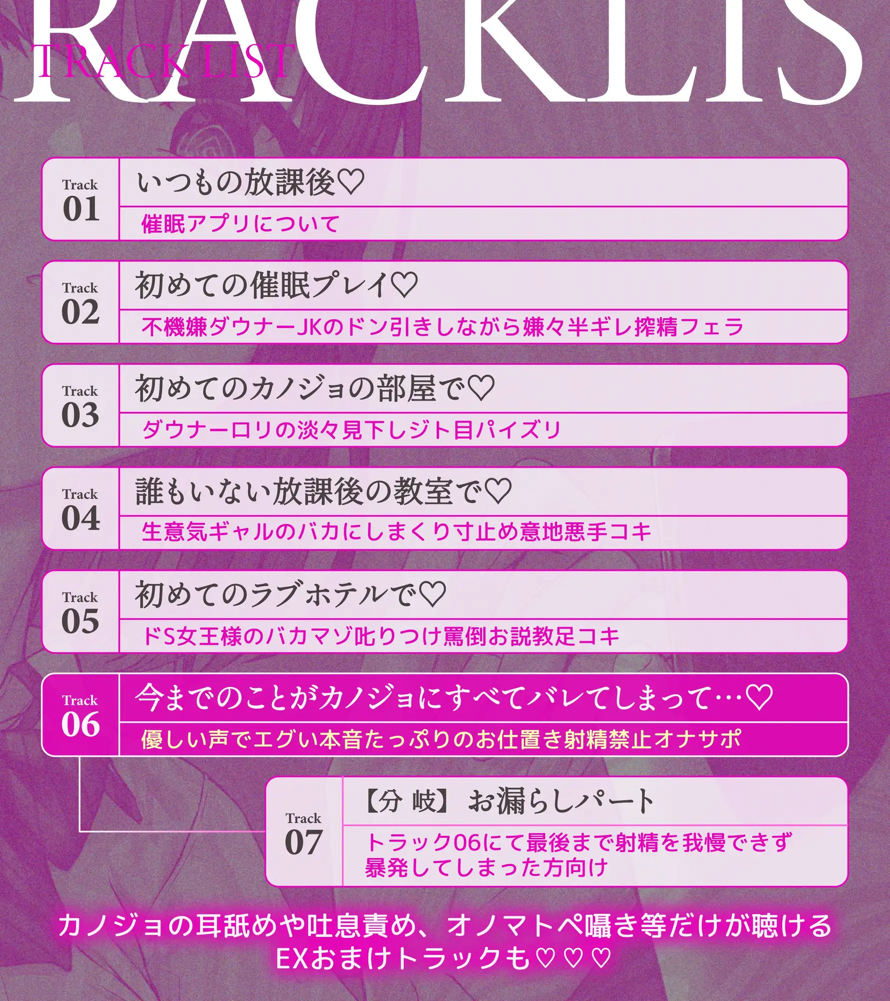 催○カノジョ♡~声も性格も意地悪ドSに改変された幼馴染彼女がマゾ向けシチュで射精させるまで解けない催○にかかってあなたを支配する催○逆マゾいじめ射精管理音声♡~