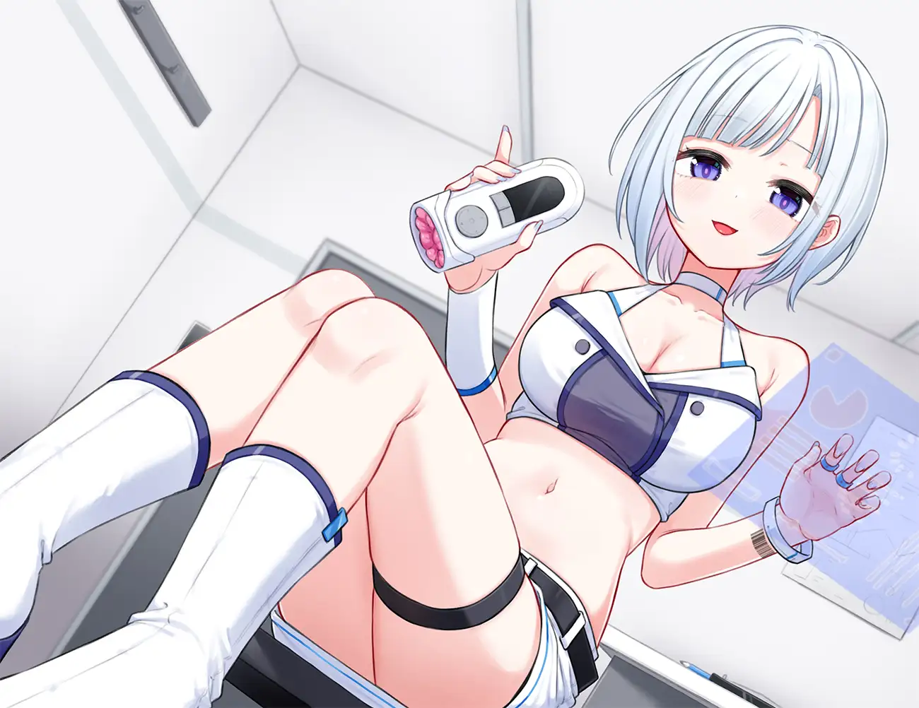 【極悪寸止めオナホ】セクサロイドYUNOIAの新型オナホ体験会~当社は、参加にともない生じた一切の事象について、責任を負いかねます~