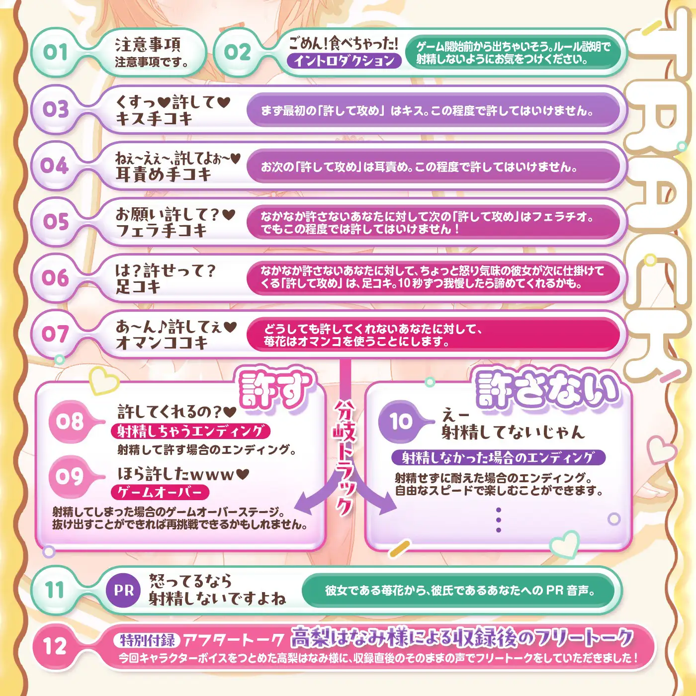 【射精我慢ゲーム】プリン食べちゃった♪「射精de仲直り1」〜ぼくは怒ってるの!彼女が手コキやフェラで怒りを鎮めようとしてくるけど絶対に許さない!〜【許して攻め】