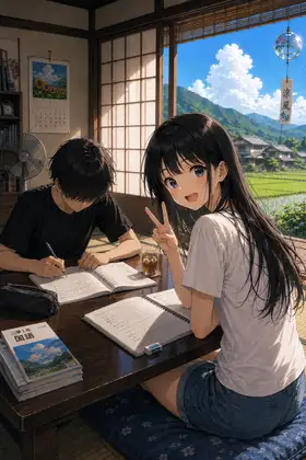 夏の終わりと、年上で美人な従妹