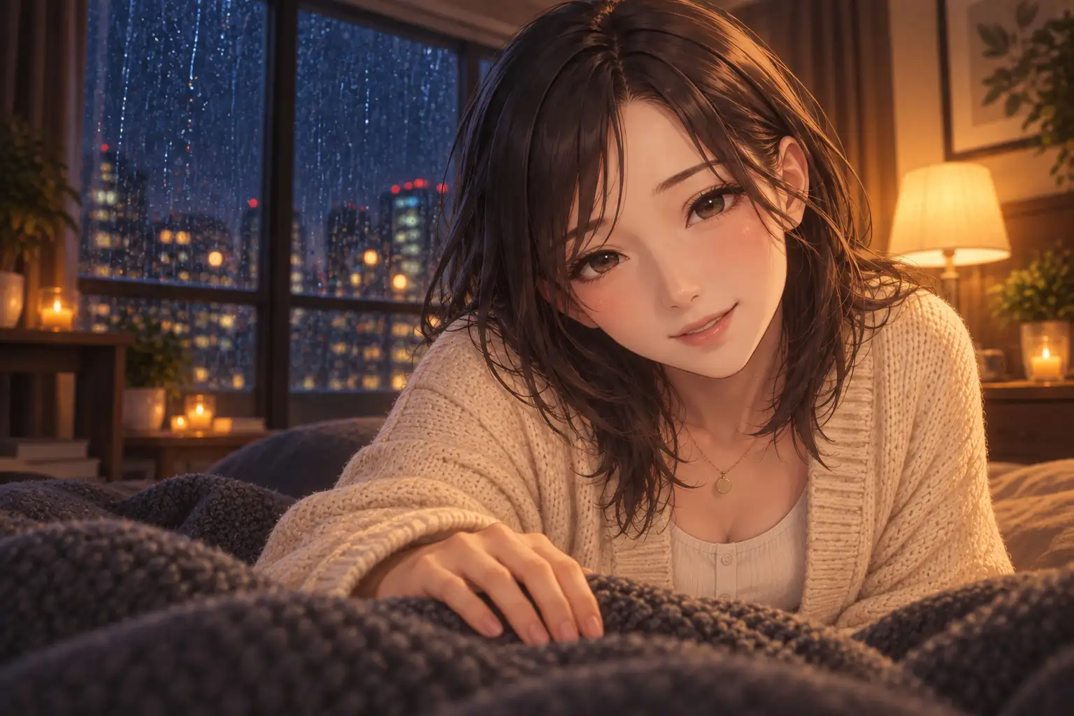 【女性優位催○】凪のサロン・雨の夜~雨だれの間で、委ねたい分だけ委ねる夜~