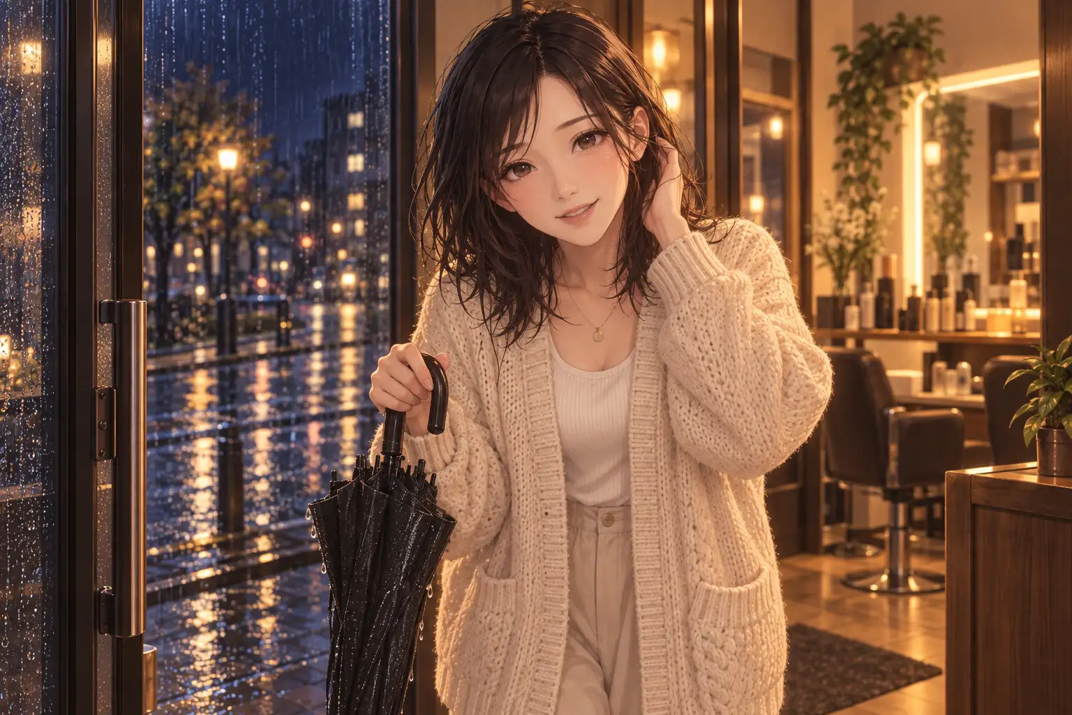 【女性優位催○】凪のサロン・雨の夜~雨だれの間で、委ねたい分だけ委ねる夜~