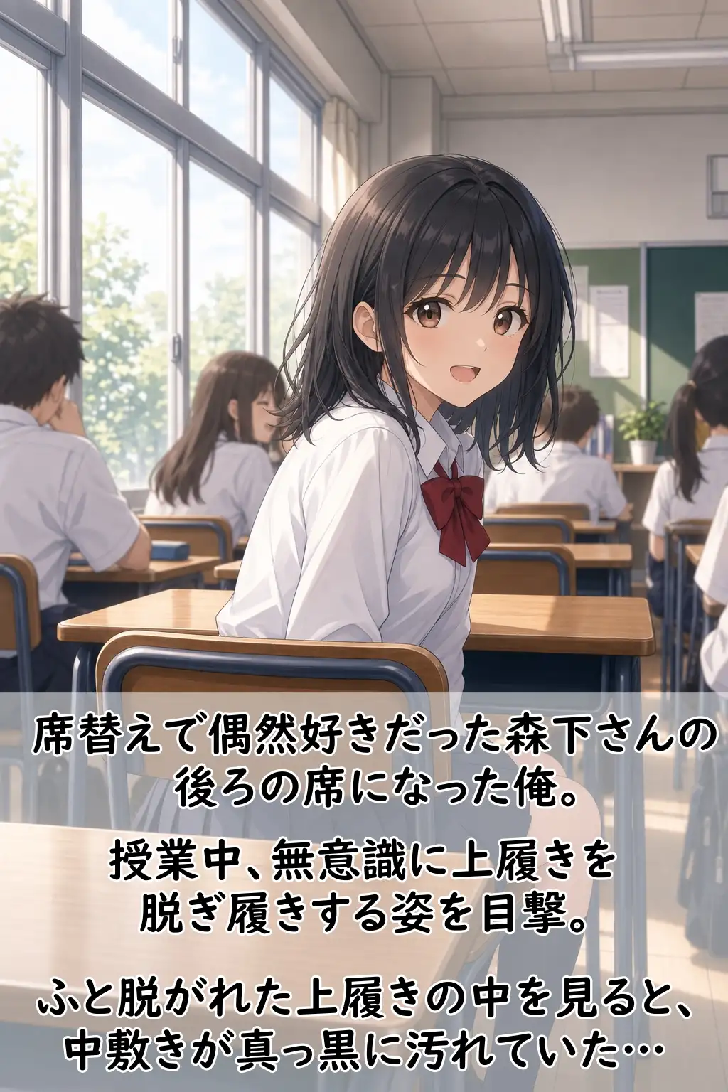 【足の匂いフェチ】好きな女子の上履きの匂いを嗅いでみたら、思ったよりも臭くてもっと大好きになってしまった話【手コキ】