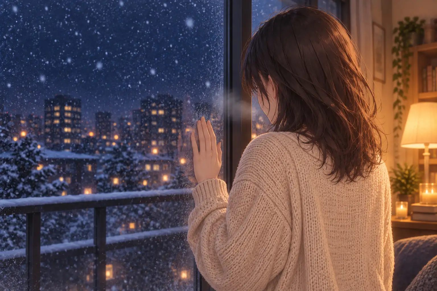 【女性優位催○】凪のサロン・雪の夜~音が消えていく静けさの奥で、委ねたい分だけ委ねる夜~