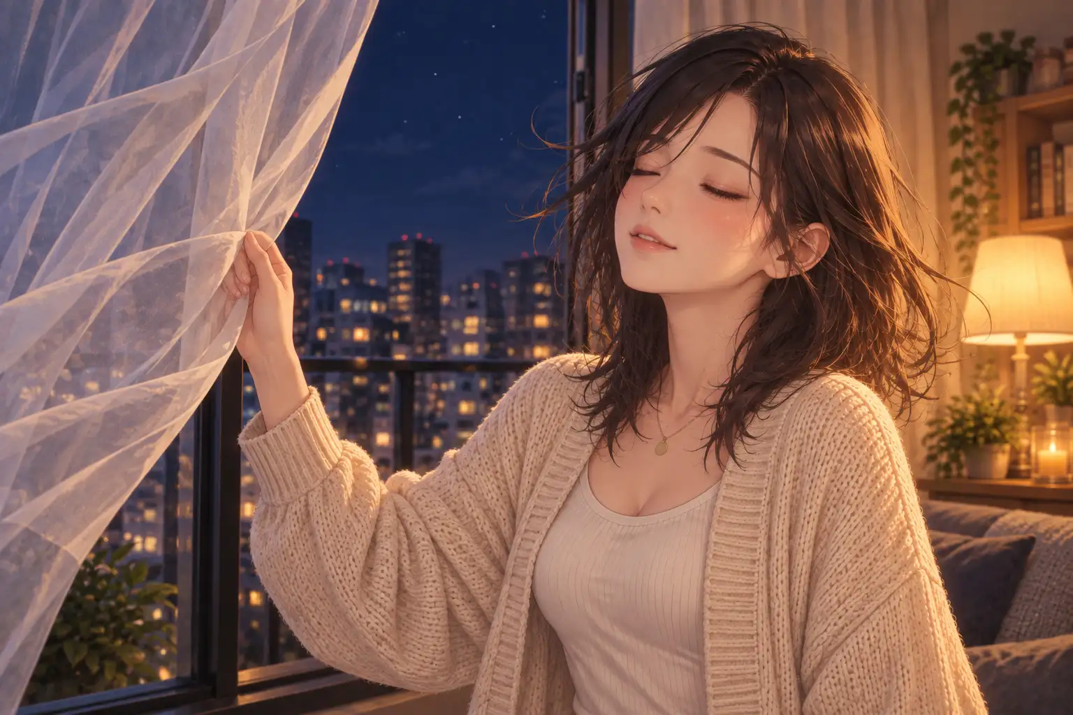【女性優位催○】凪のサロン・風の夜~通り抜ける風に、委ねたい分だけ委ねる夜~