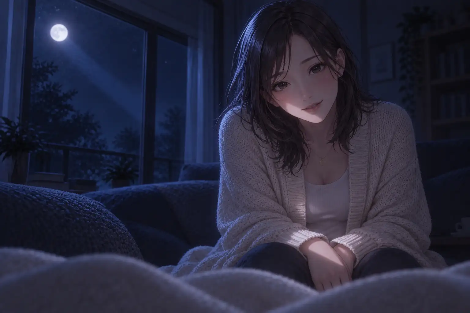 【女性優位催○】凪のサロン・月の夜~月明かりの影のほうへ、委ねたい分だけ委ねる夜~