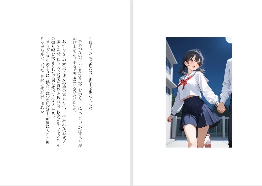 【本格短編青春小説】前夜、月下で手をとって