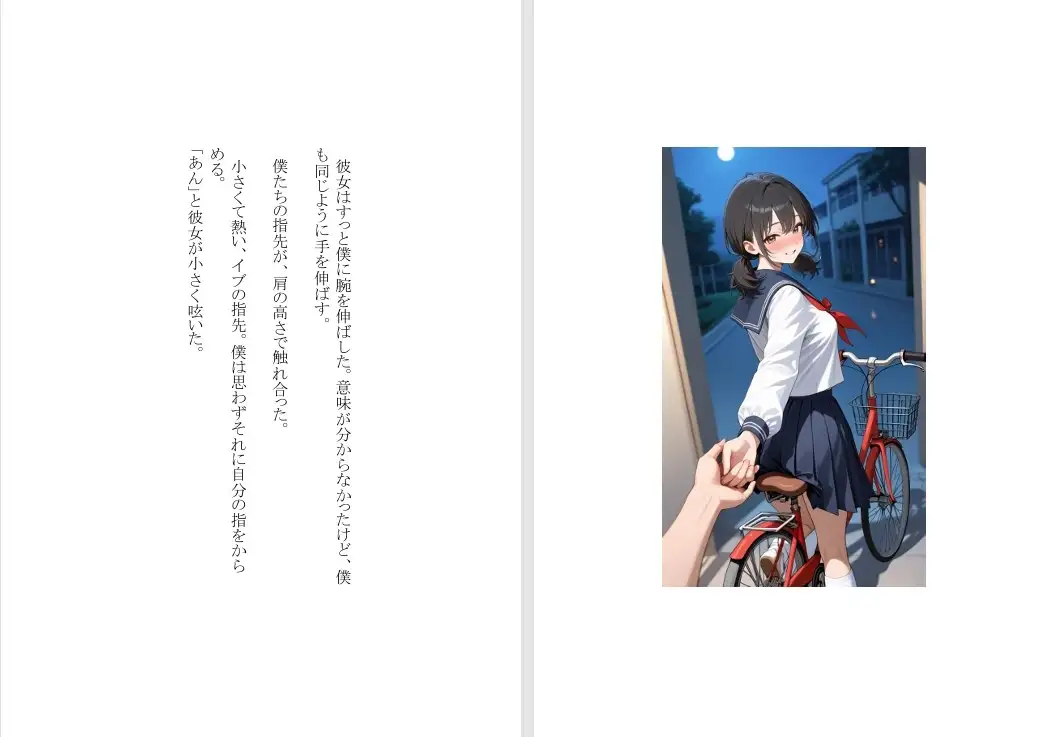 【本格短編青春小説】前夜、月下で手をとって
