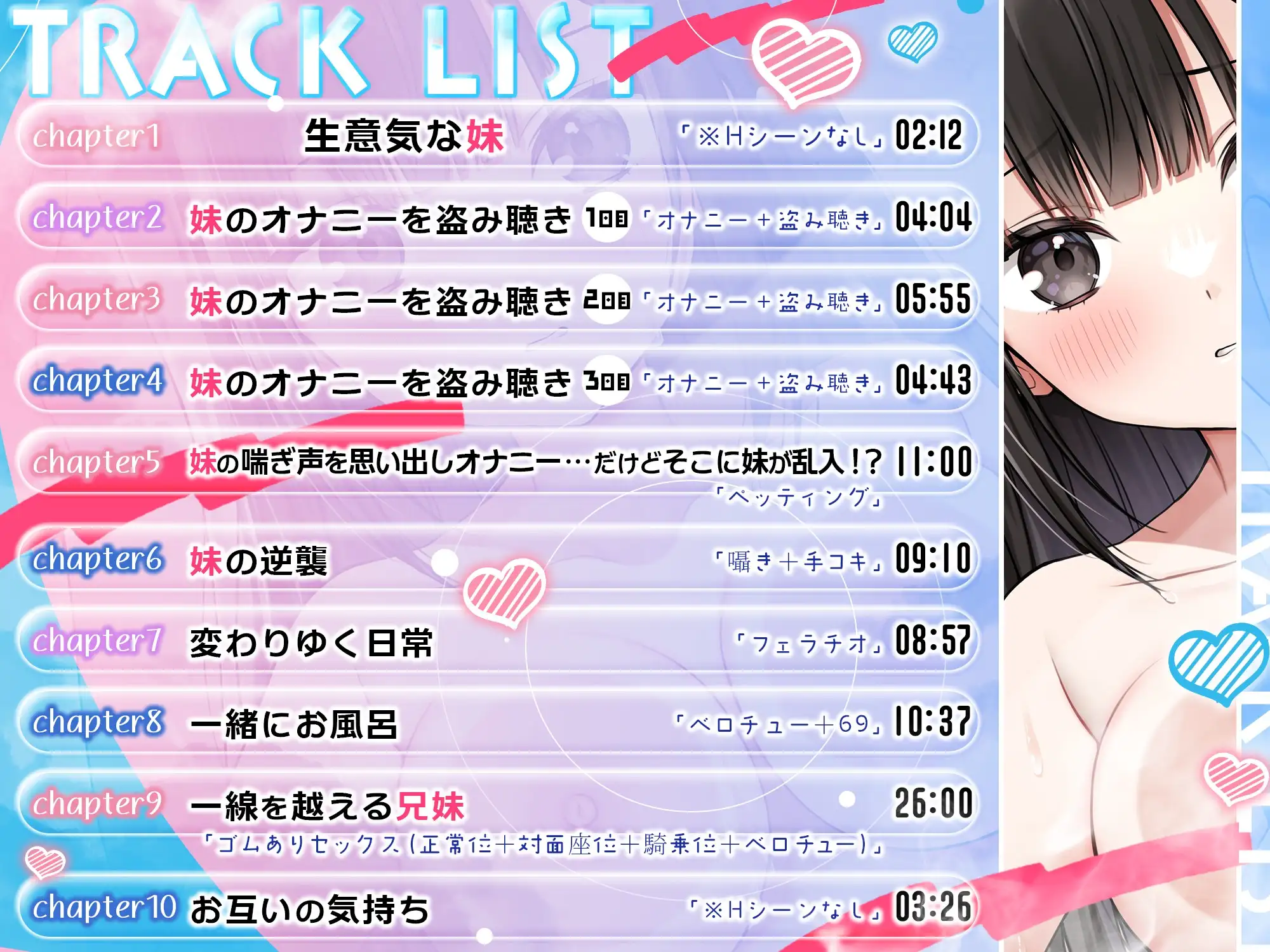 【ツンデレぷらす実妹】ツンデレ実妹と始まる秘密の関係【CV:山田じぇみ子】