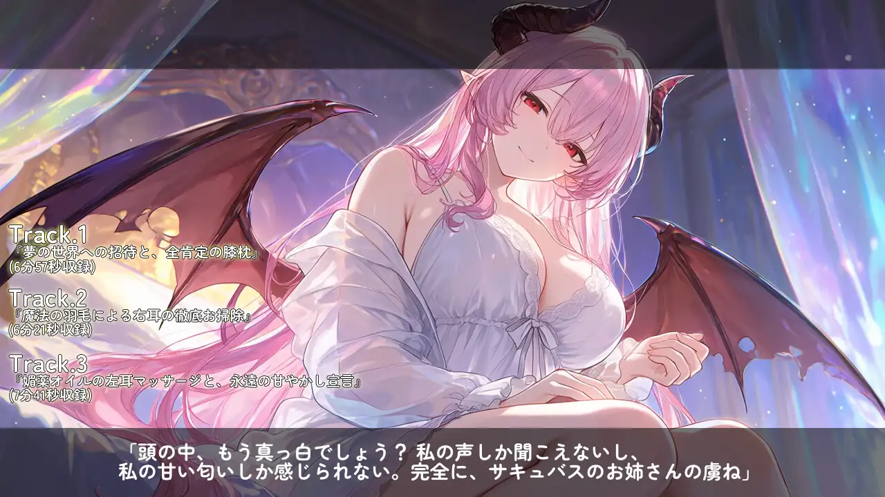 全肯定サキュバスお姉さんの無制限絶頂甘やかし