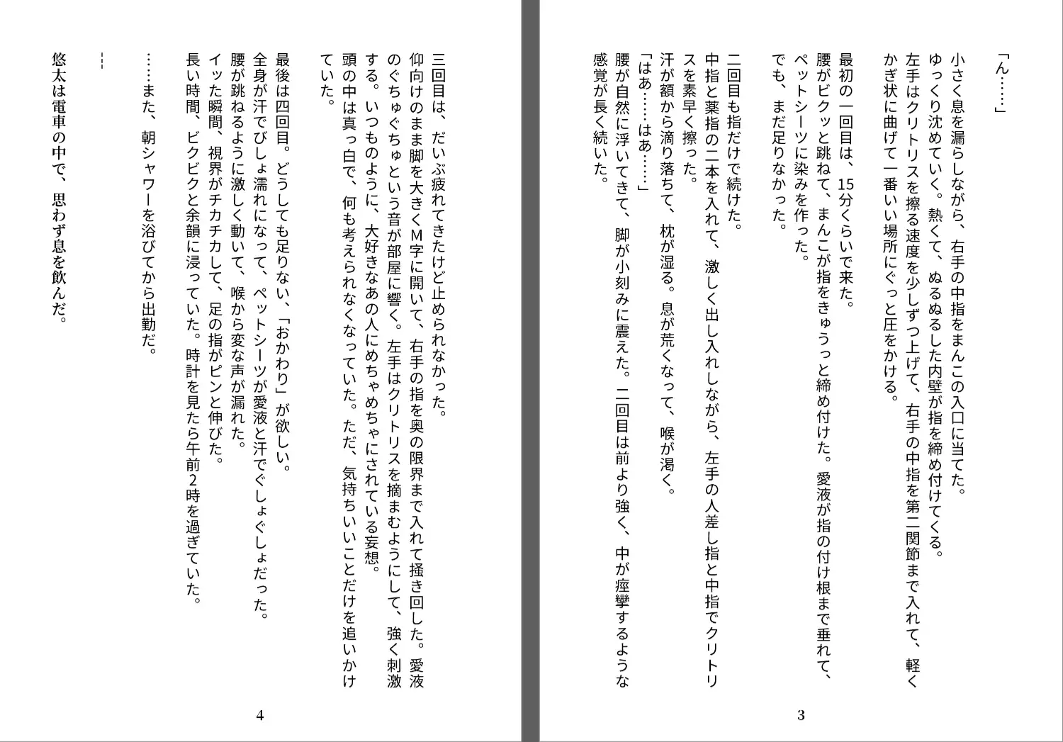 毎日送信!亜香里の自慰日記 ペットシーツの上で毎晩イキ続ける同僚