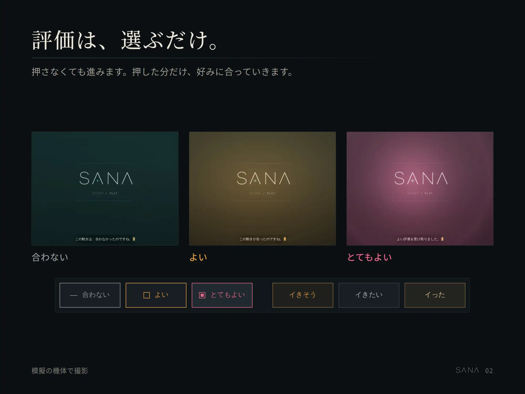 ストローク式オナホール制御ソフト|個人適応型人工知能SANA
