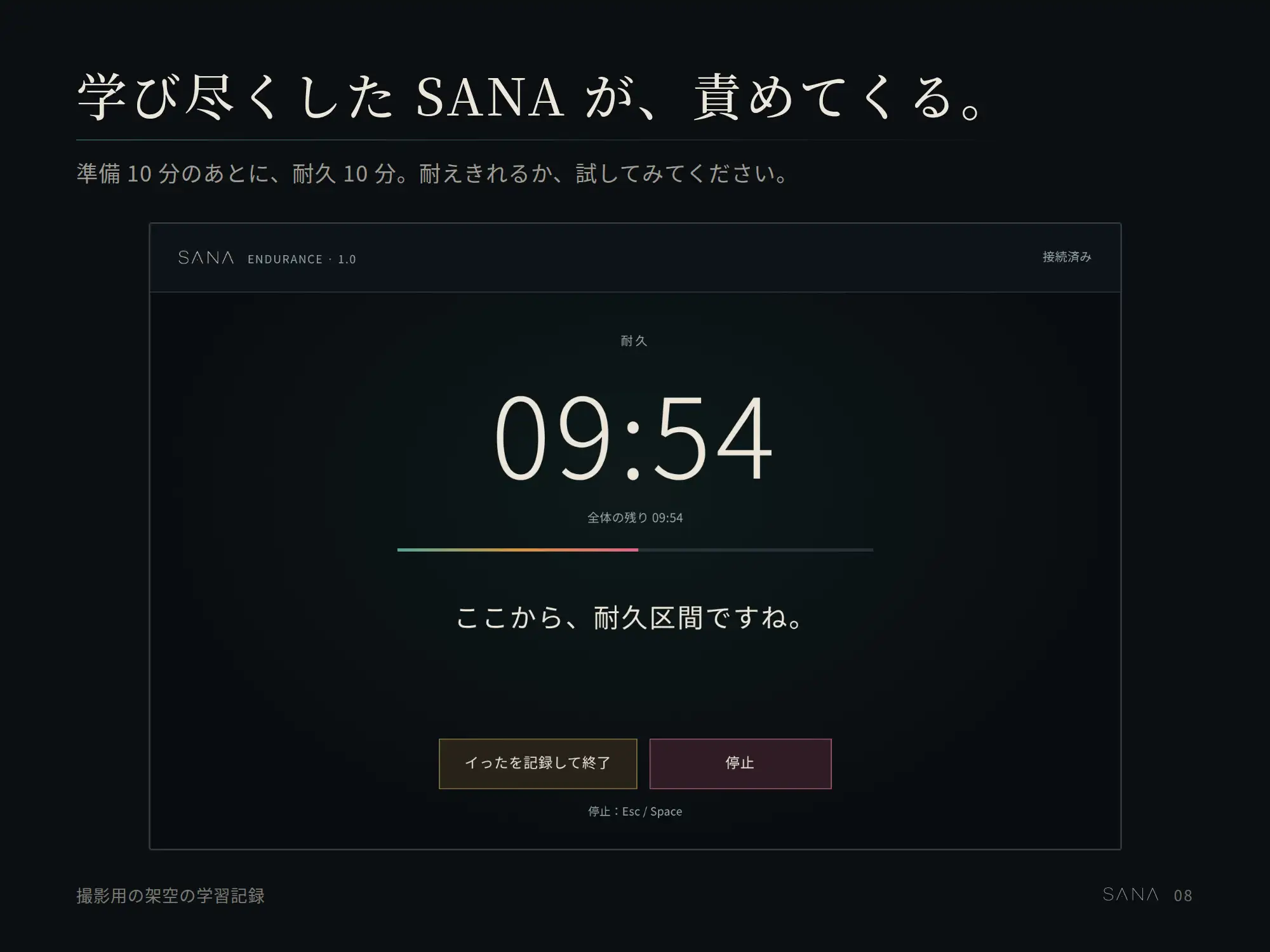 ストローク式オナホール制御ソフト|個人適応型人工知能SANA