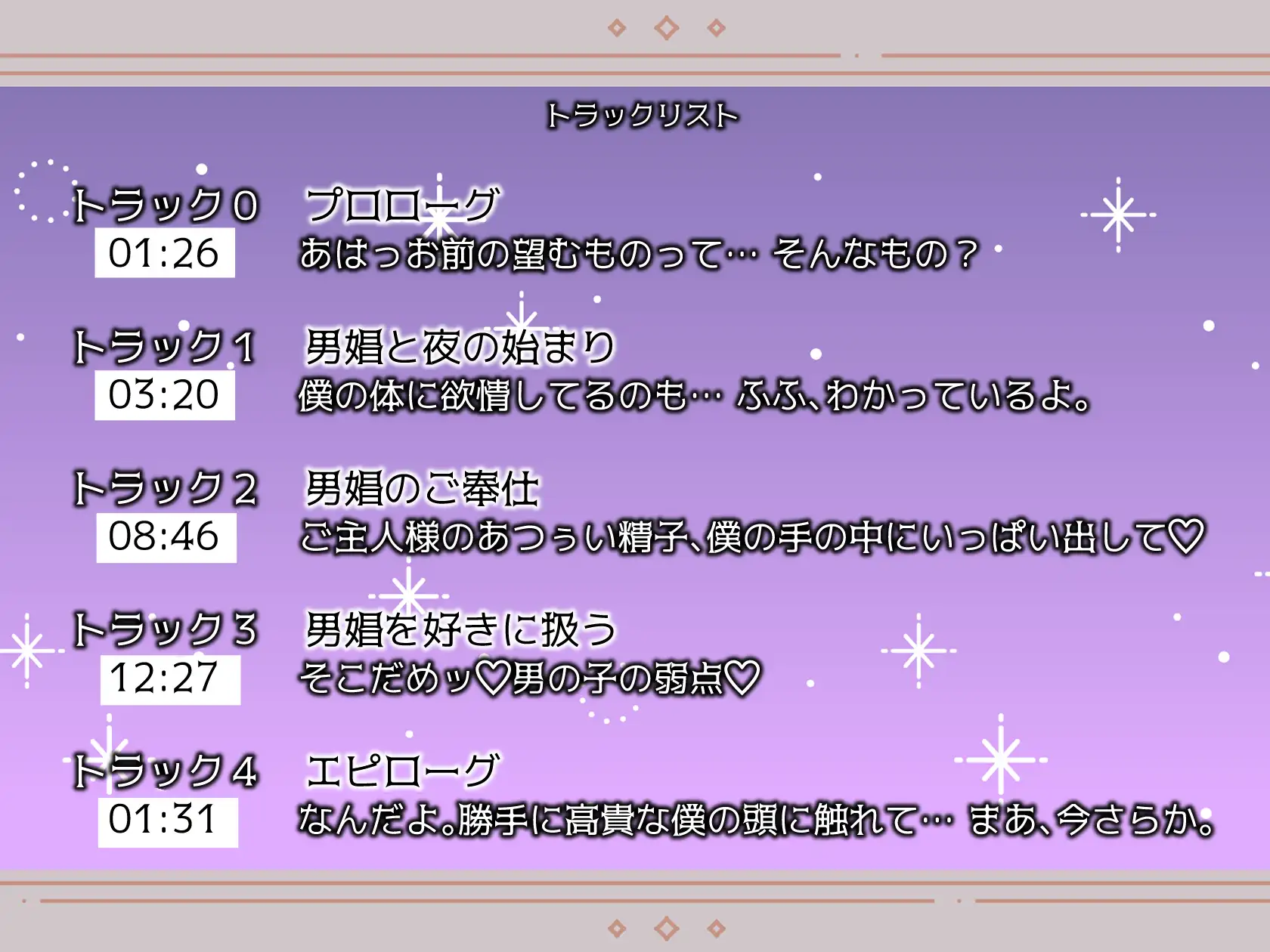 高潔エルフの倒錯あまあま男娼ごっこ