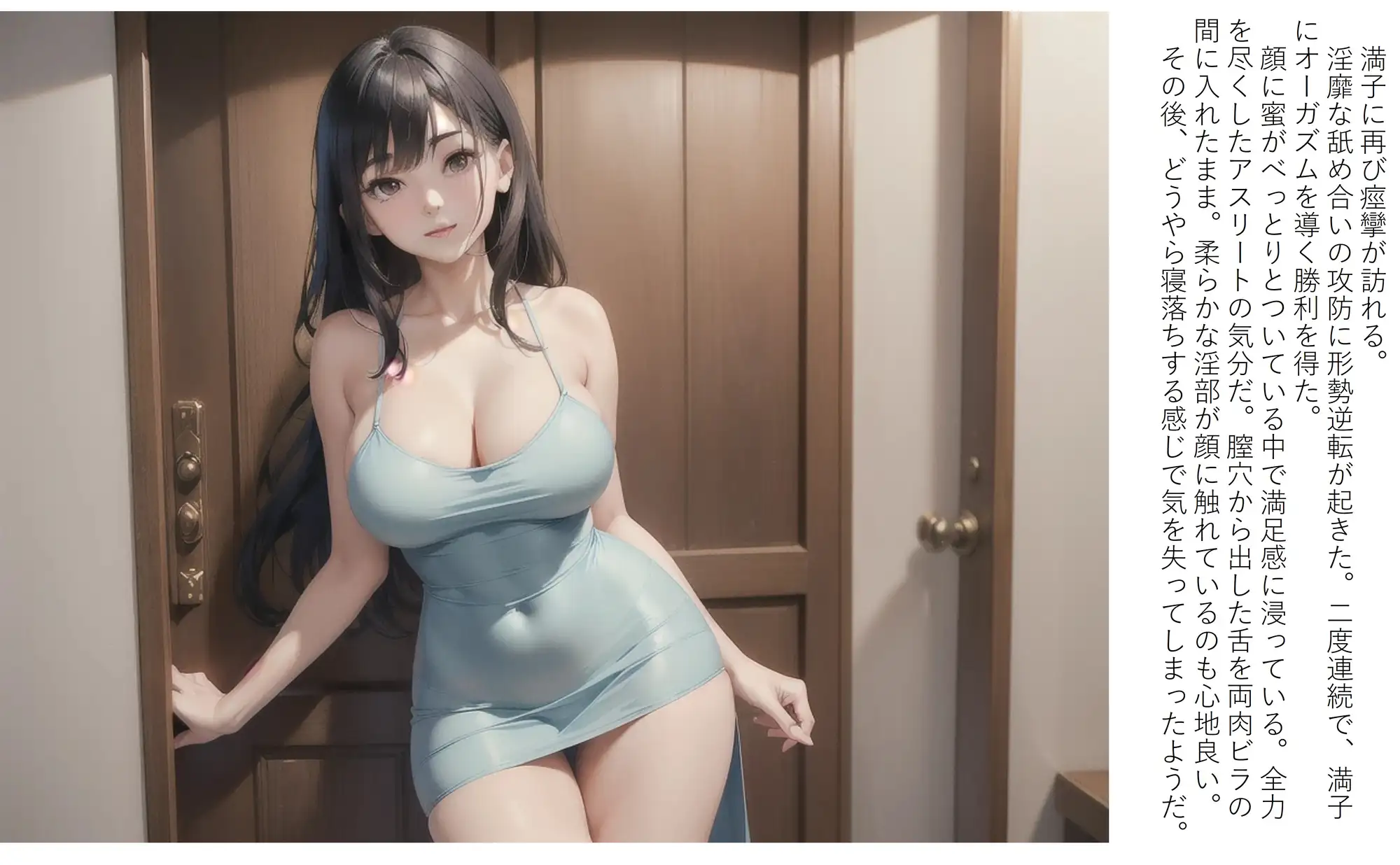 蜜愛液に濡れる四人の巨乳美女 三章 満子