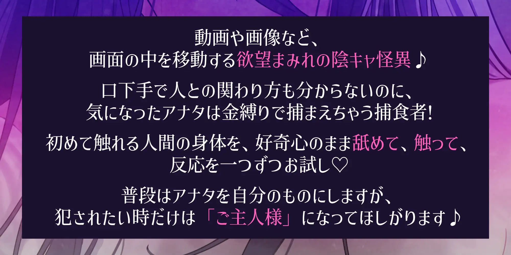 怪異快楽 ～画面から這い寄るあの美女×身籠るまで交わる着床確定逆レ～《!3大早期購入特典!》