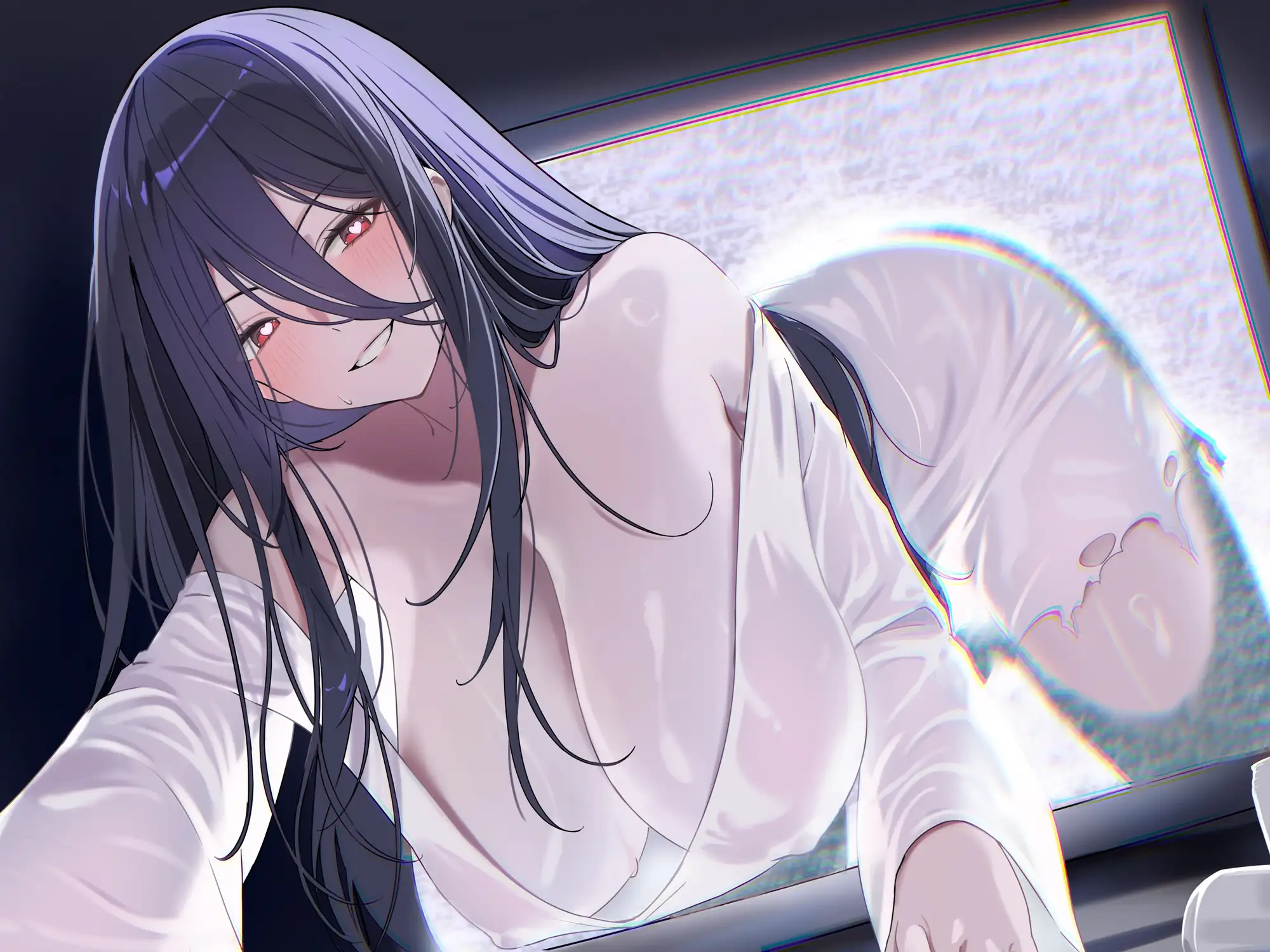 怪異快楽 ～画面から這い寄るあの美女×身籠るまで交わる着床確定逆レ～《!3大早期購入特典!》