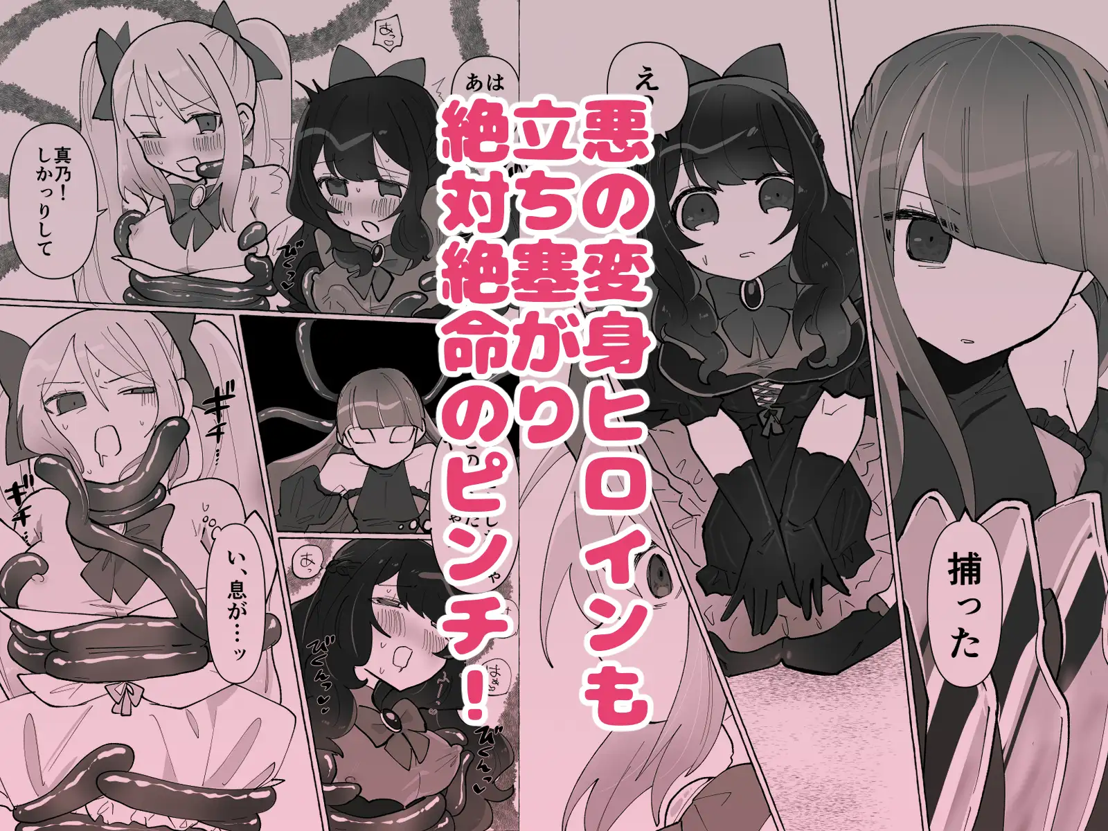 変身ヒロイン×触手×闇堕ち=more