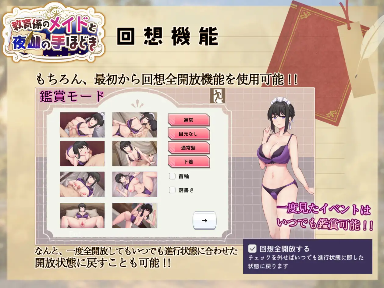 教育係のメイドと夜伽の手ほどき