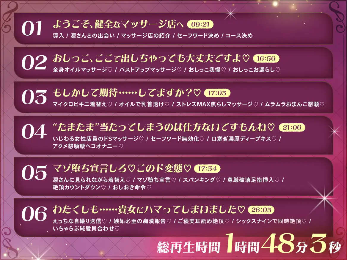 【百合エステ】健全なマッサージ屋のいじわる女性店員に焦らされて情けなく腰ヘコオナニーしちゃう話