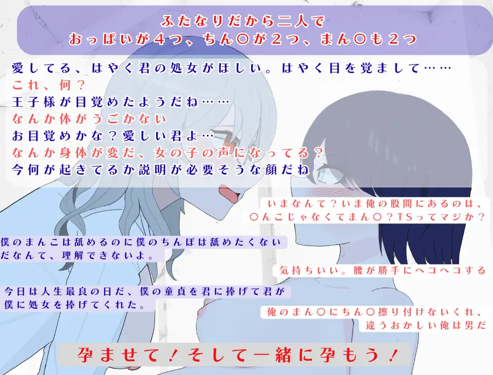 【完全版】俺の処女を狙っている彼女はふたなりマッドサイエンティスト&ふたなり種付けで心までメスにされる俺の絶望と快楽