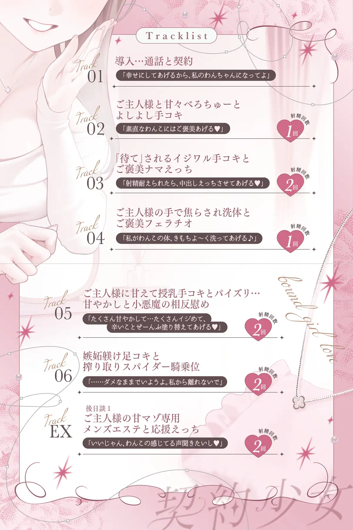 溺愛、契約少女~ダメな君を愛してるご主人様と甘マゾからかいナマえっち~