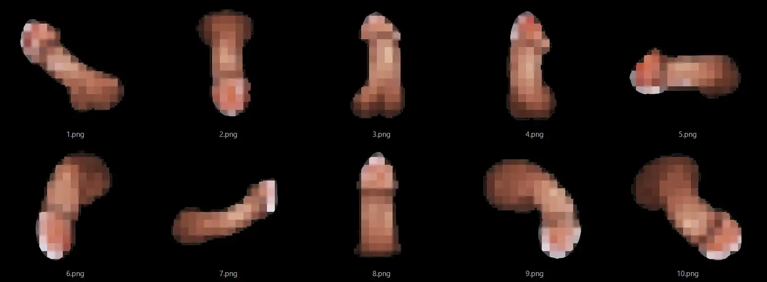 男性器素材2(精液あり)
